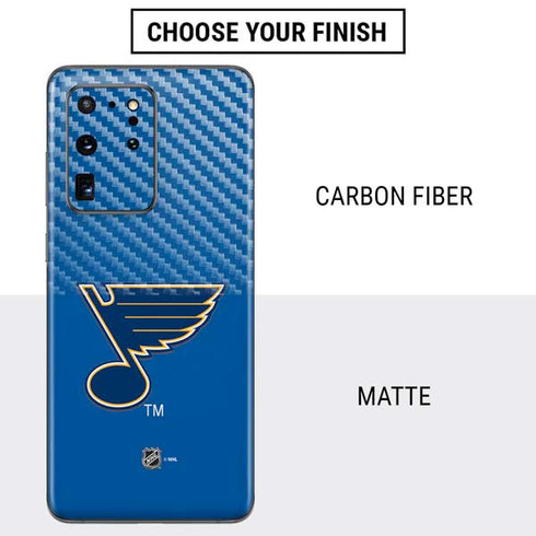 NHL St. Louis Blues Solid Background Galaxy S20 Ultra 5G Skin